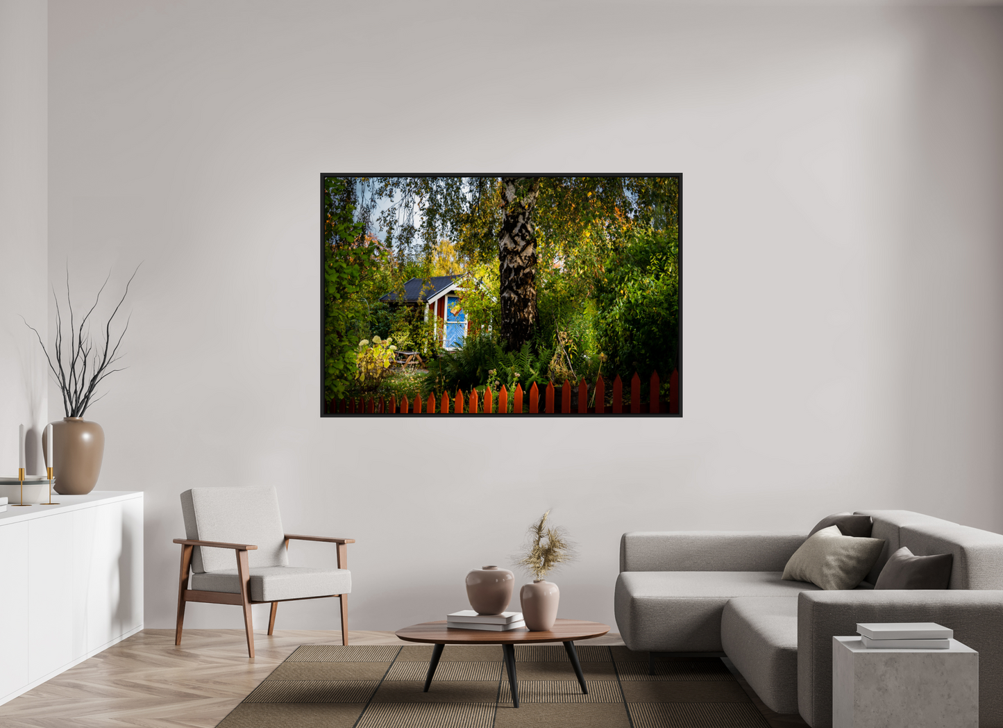 180 x 120 cm, Caisse Américaine Noir Mat Tantolunden Parc