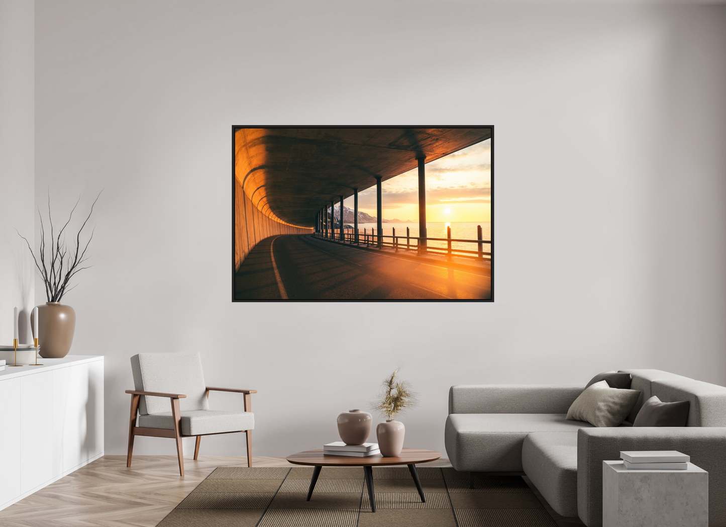 180 x 120 cm, Caisse Américaine Noir Mat Raðljóst