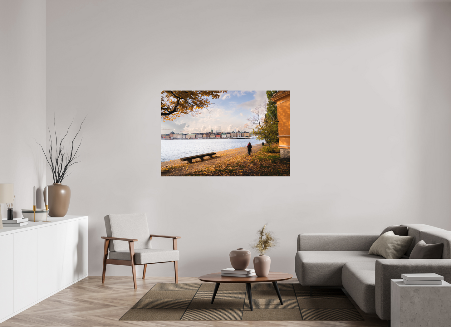 150 x 100 cm, Direct Printing On Aluminum Dibond Stockholm Islands