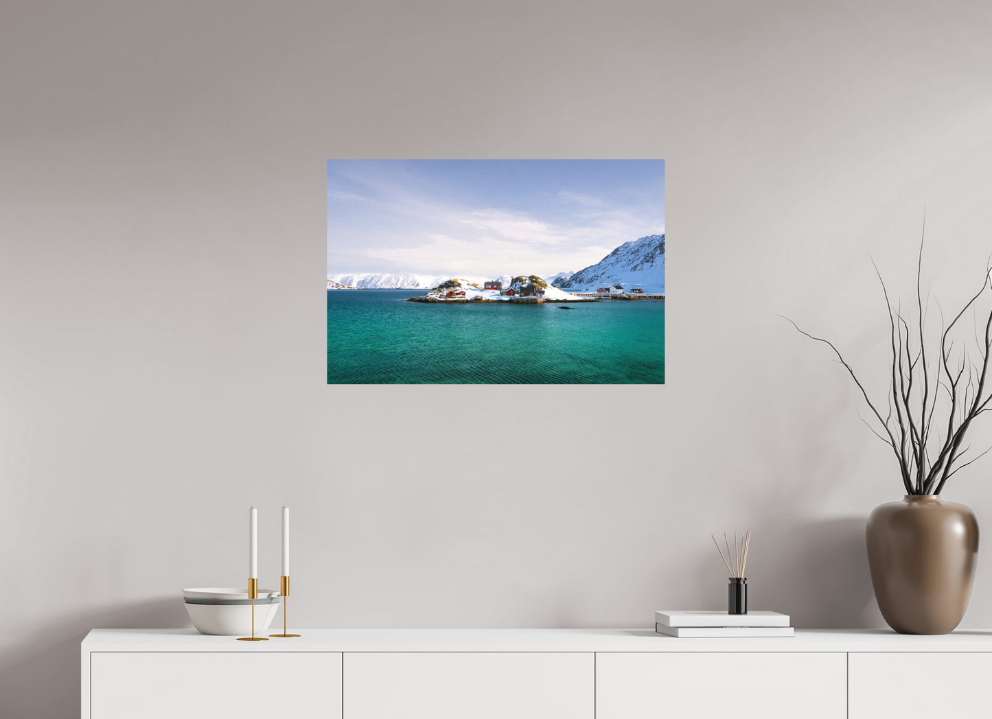 75 x 50 cm, Direct Printing On Aluminum Dibond Le bout du monde