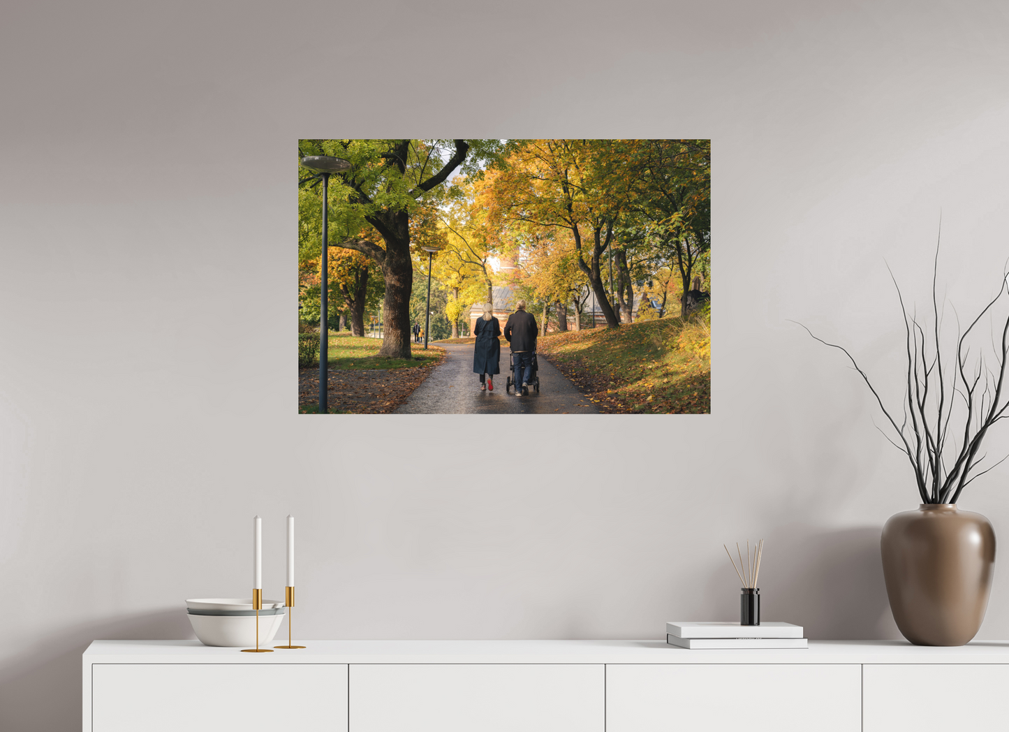 90 x 60 cm, Direct Printing On Aluminum Dibond Stockholm couple