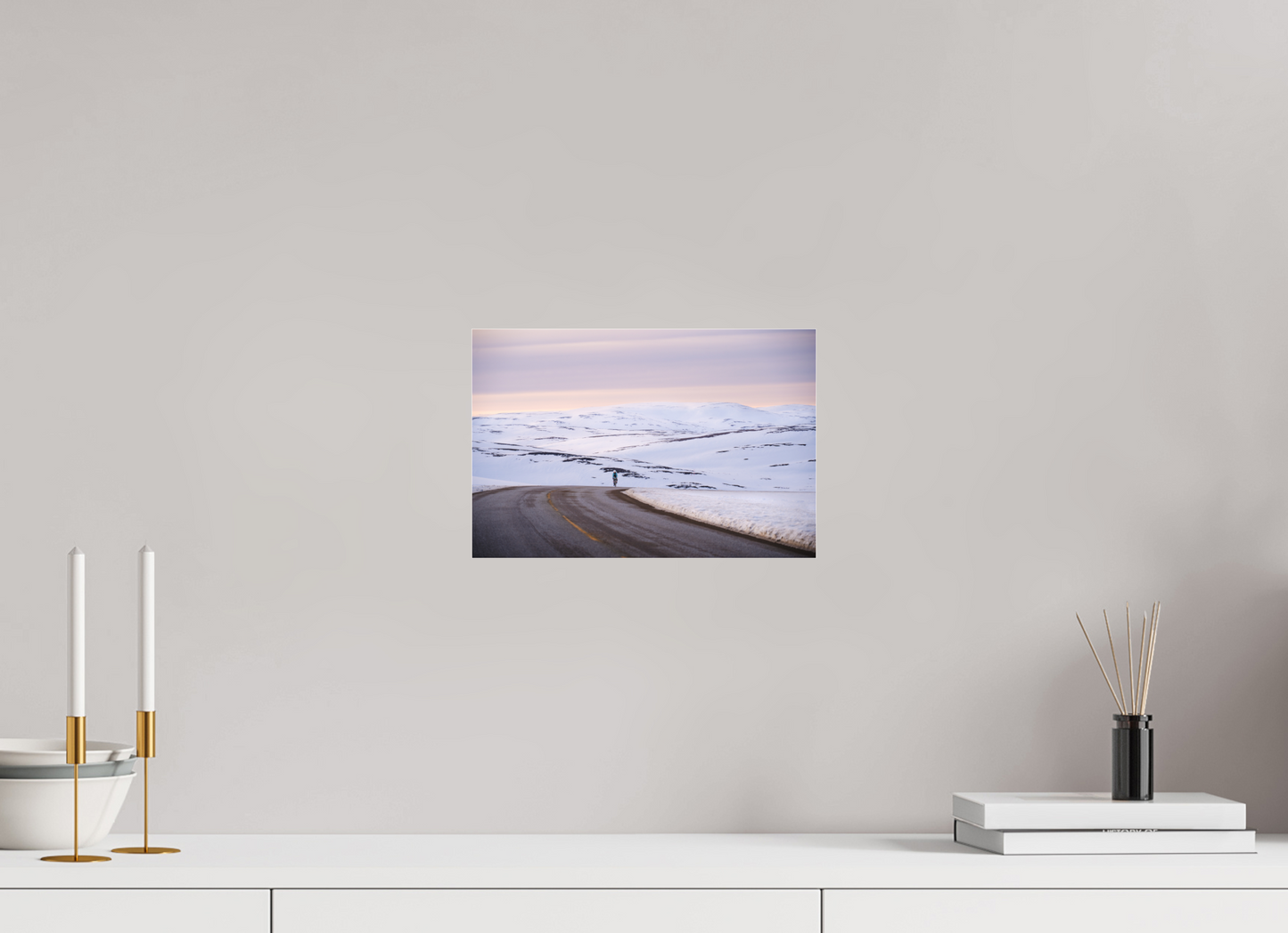 30 x 20 cm, Photo Print Under Acrylic Glass Sur le chemin du retour 2