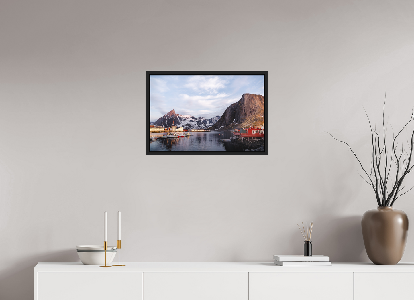 60 x 40 cm, Caisse Américaine Noir Mat Reine I