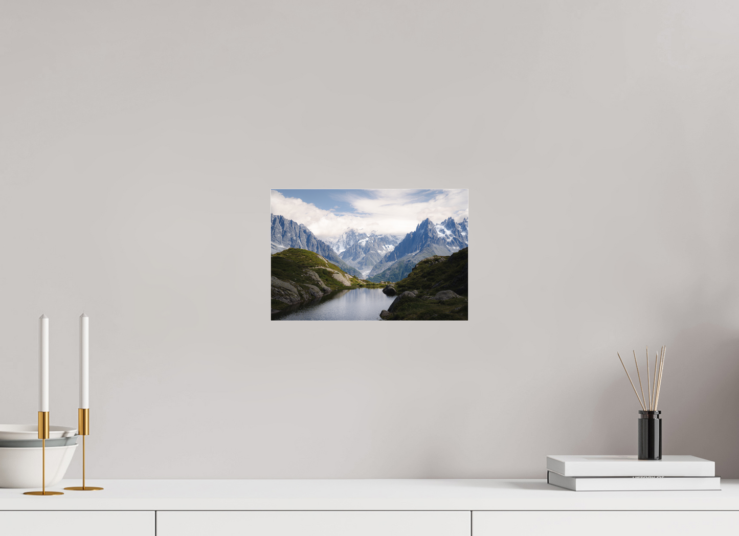 30 x 20 cm, Photo Print Under Acrylic Glass Mer de Glace