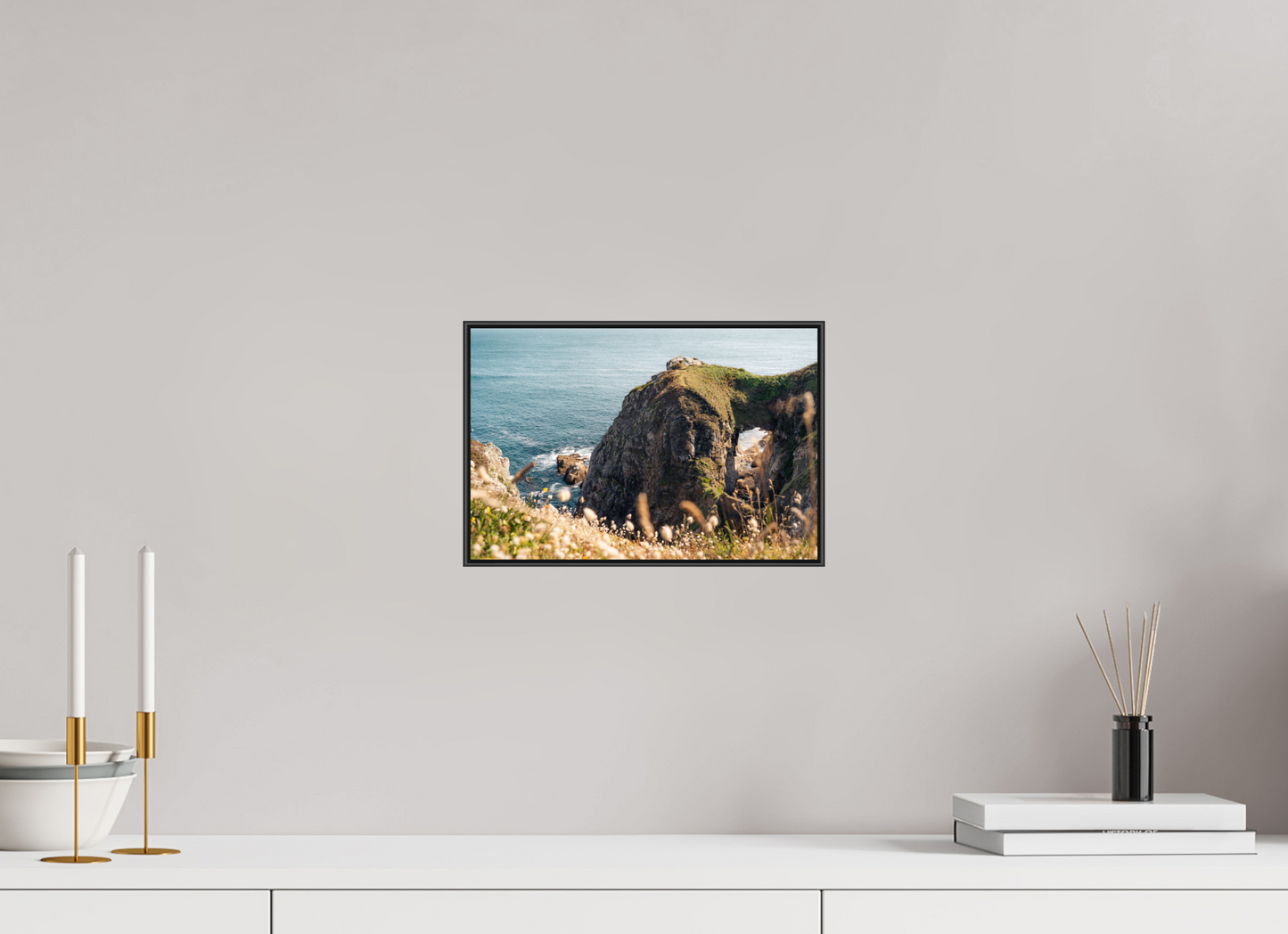 30 x 20 cm, Frame Aluminum Black Acrylic Glass Porzann