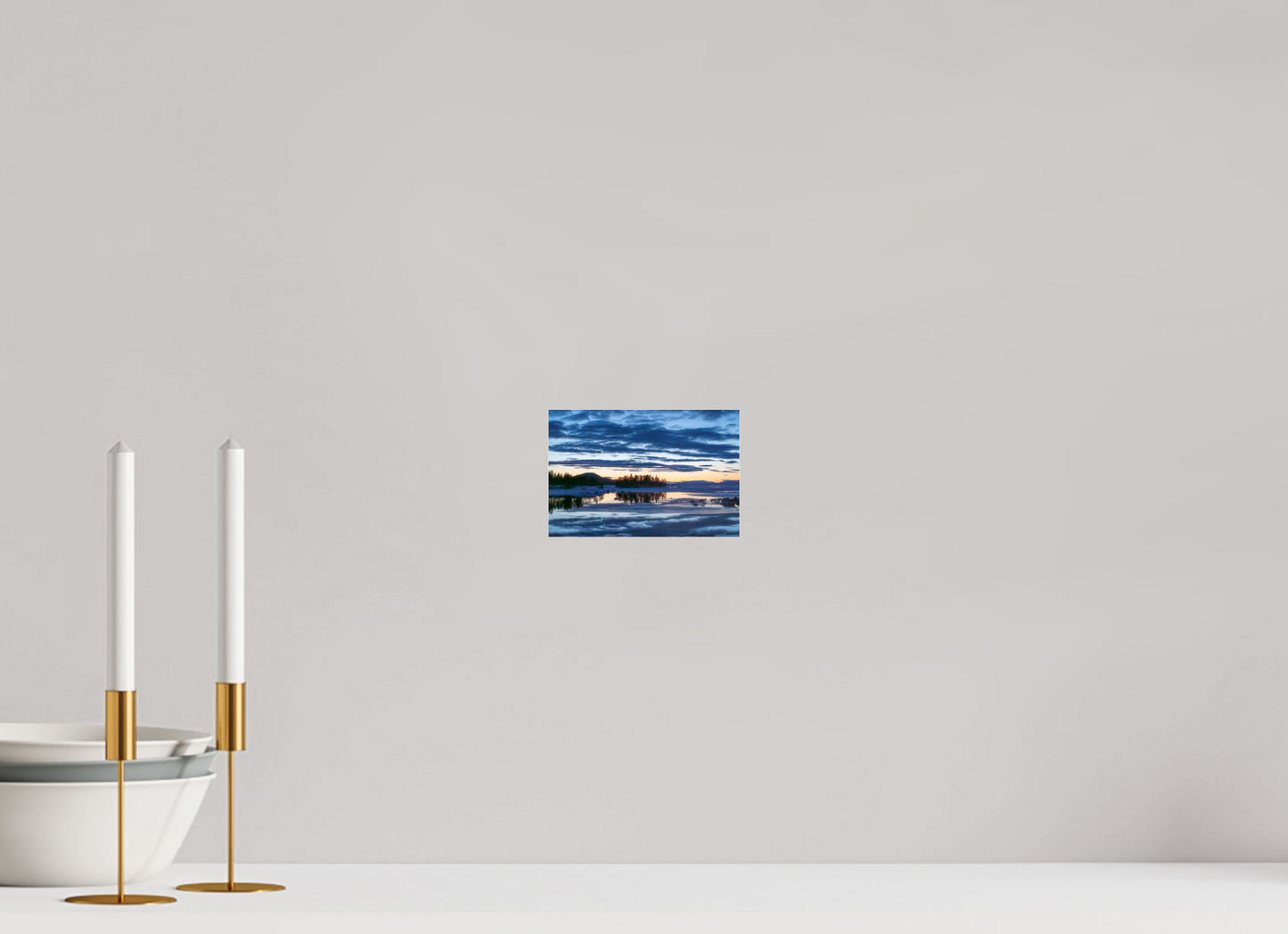 15 x 10 cm, Photo Print Under Acrylic Glass Peinture Suédoise