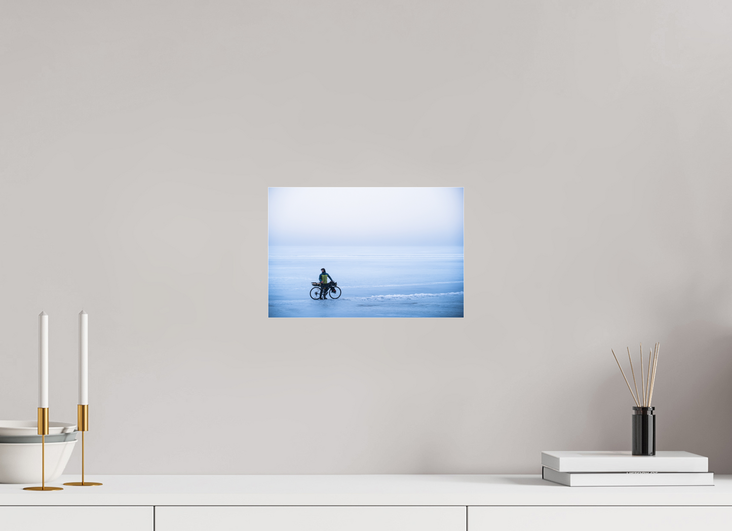 30 x 20 cm, Photo Print Under Acrylic Glass Une page blanche