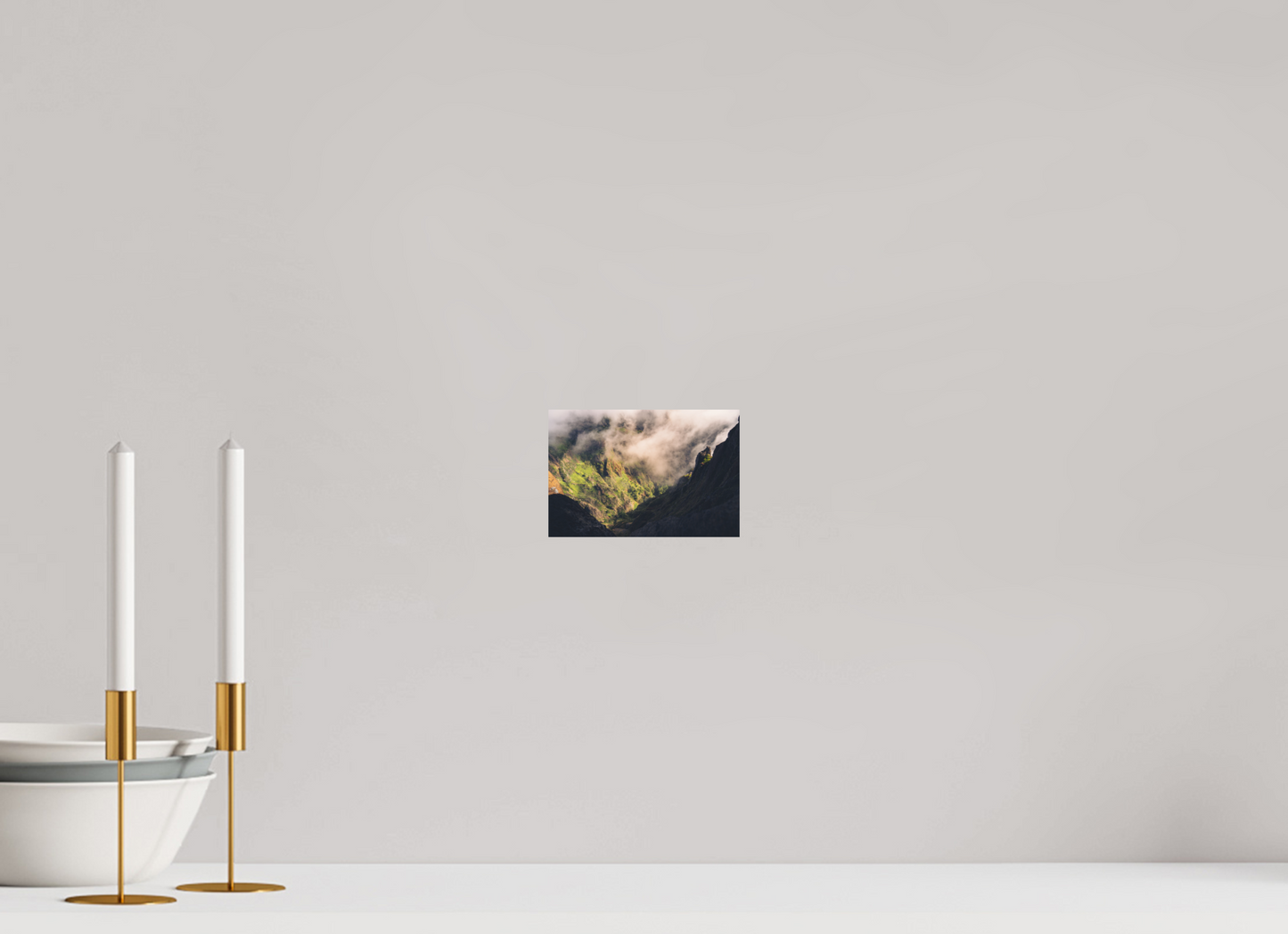 15 x 10 cm, Direct Printing On Aluminum Dibond Passo entre Ruivo e Arieiro