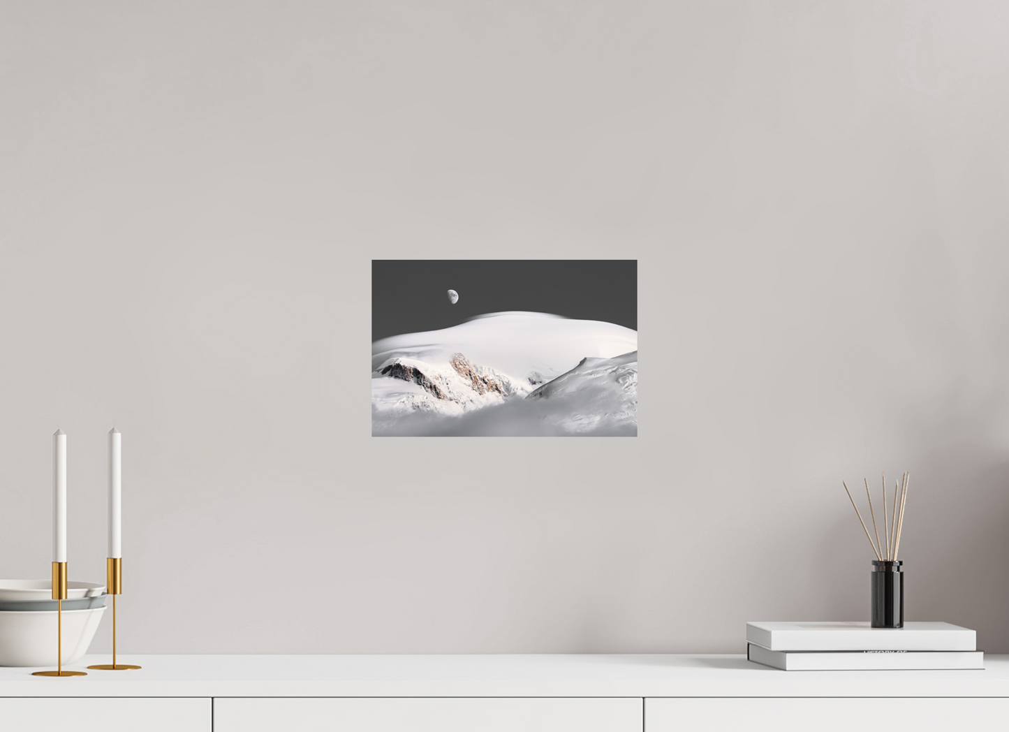 30 x 20 cm, Photo Print On Fuji Crystal DP II Lever de Lune