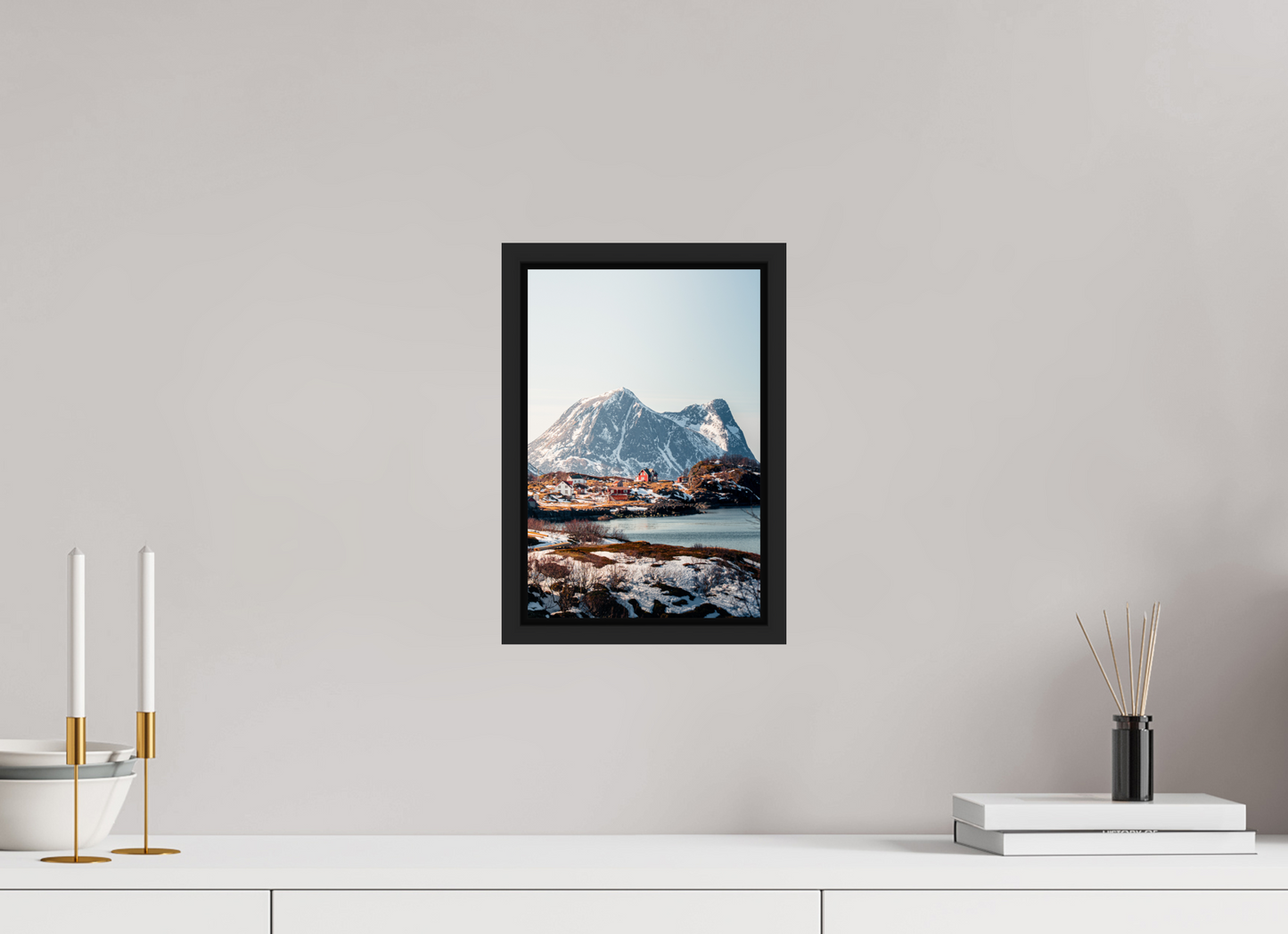20 x 30 cm, Caisse Américaine Noir Mat Senja III
