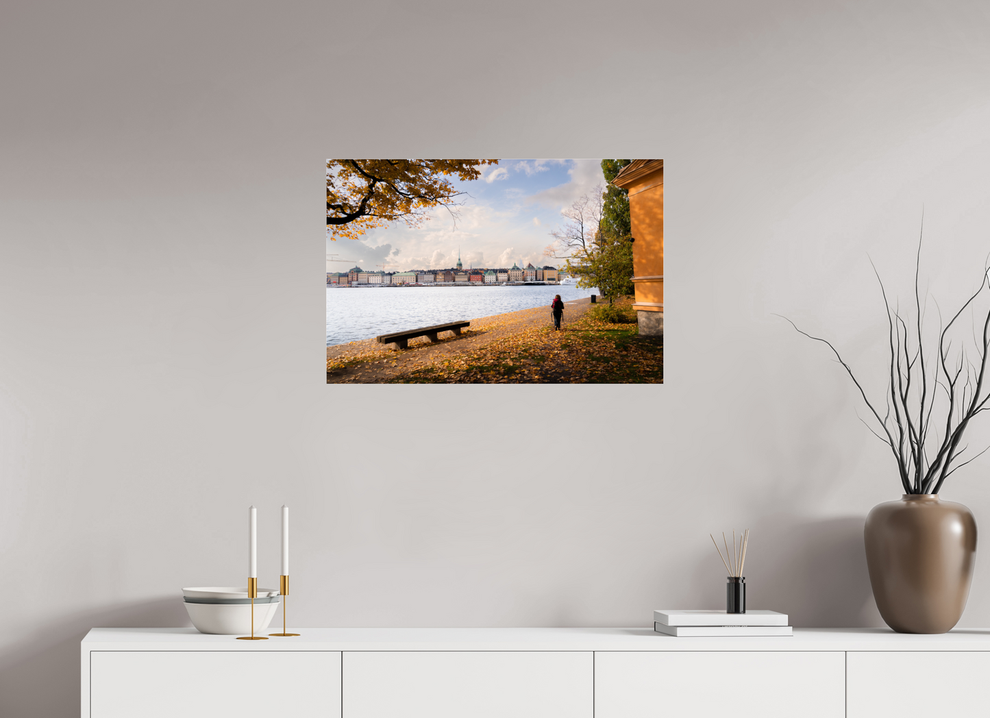 75 x 50 cm, Photo Print Under Acrylic Glass Stockholm Islands