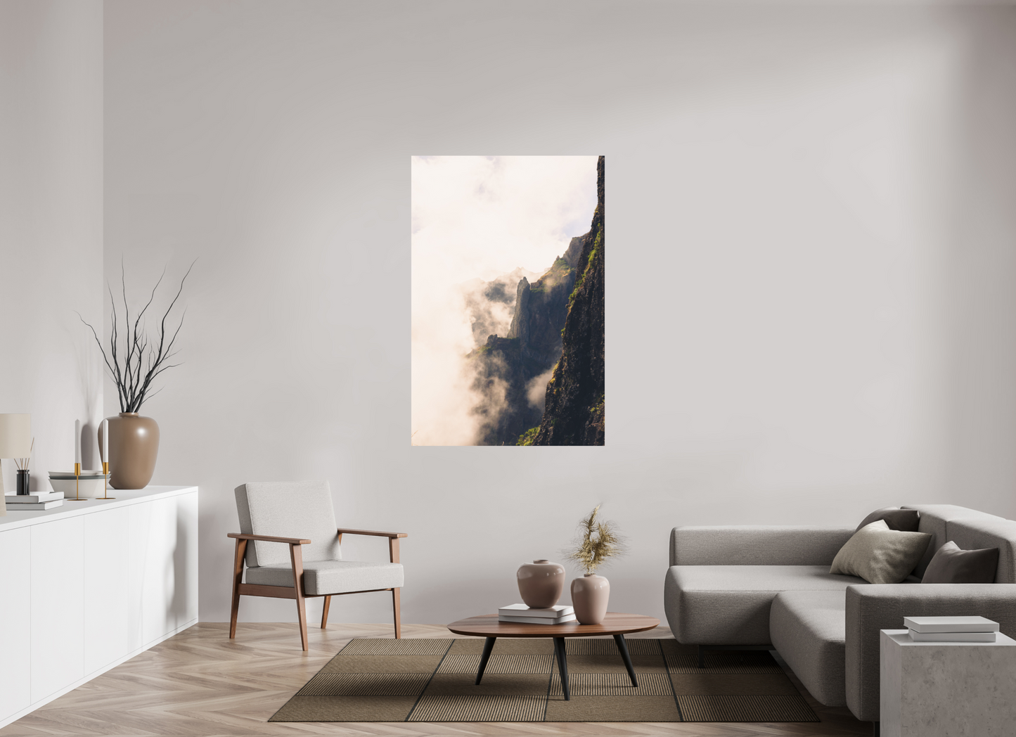 100 x 150 cm, Direct Printing On Aluminum Dibond Verada do Pico Ruivo