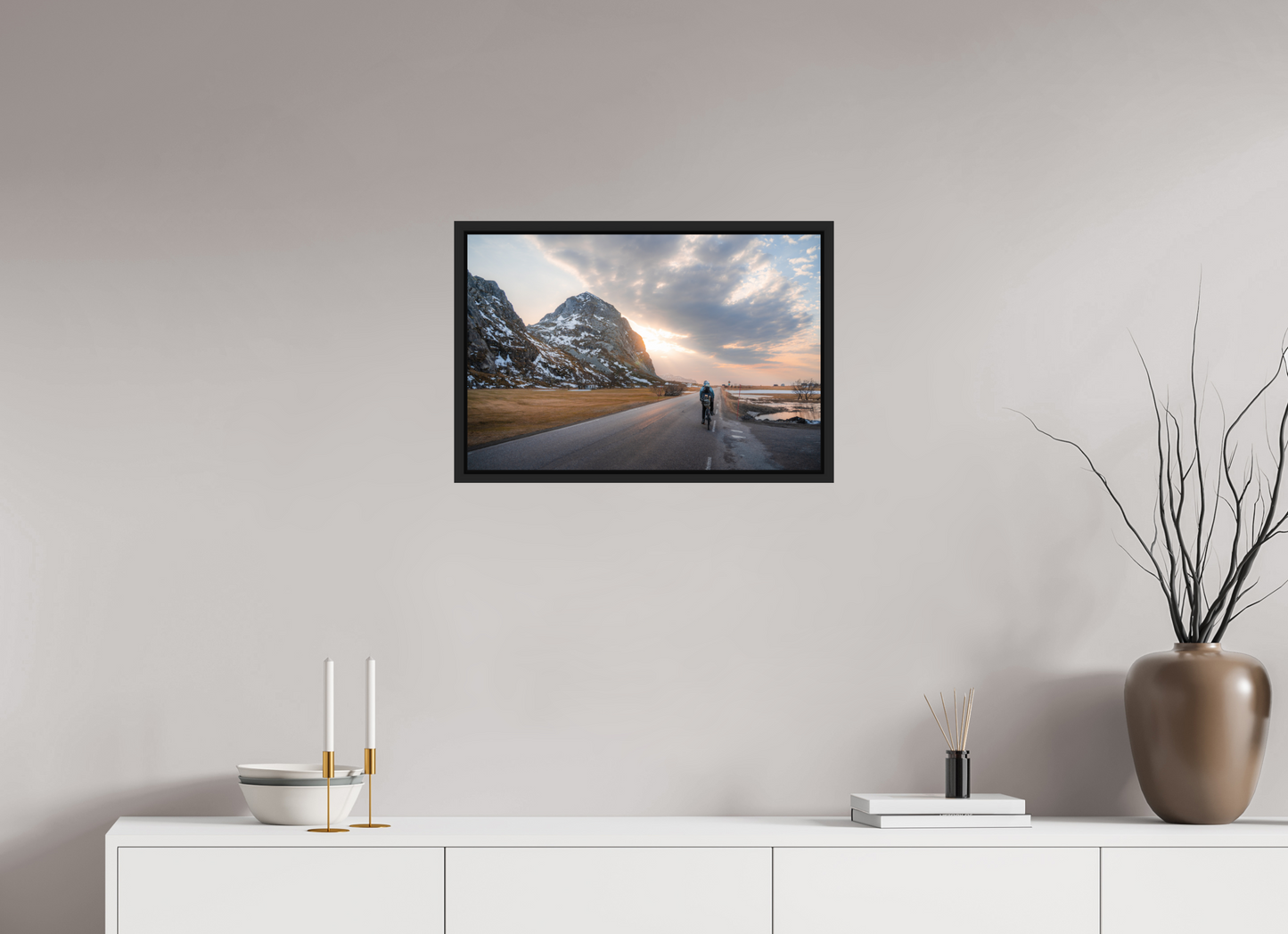 60 x 40 cm, Caisse Américaine Noir Mat One Way