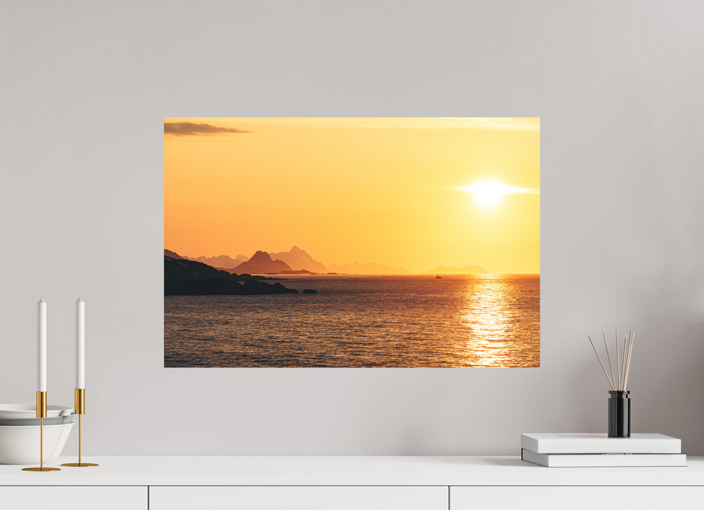 60 x 40 cm, Direct Printing On Aluminum Dibond Raðljóst I