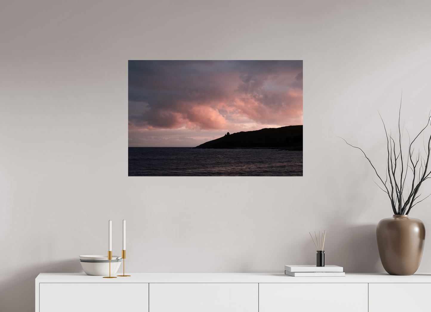 90 x 60 cm, Photo Print On Fuji Crystal DP II Primelin au crépuscule