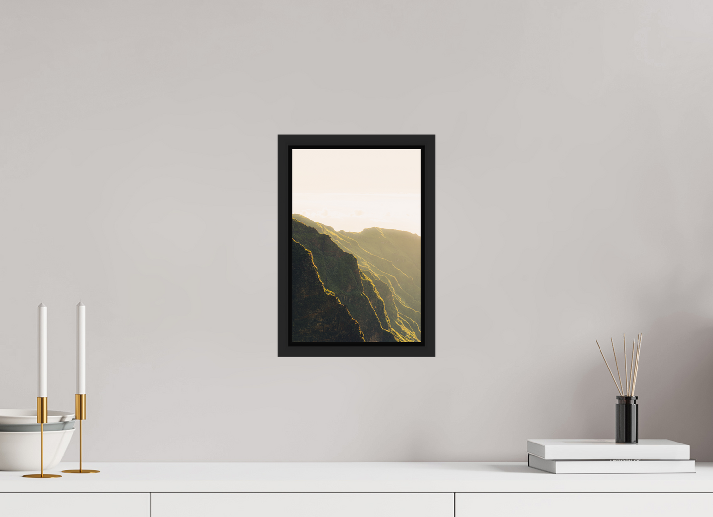 20 x 30 cm, Caisse Américaine Noir Mat Verada da Ilha