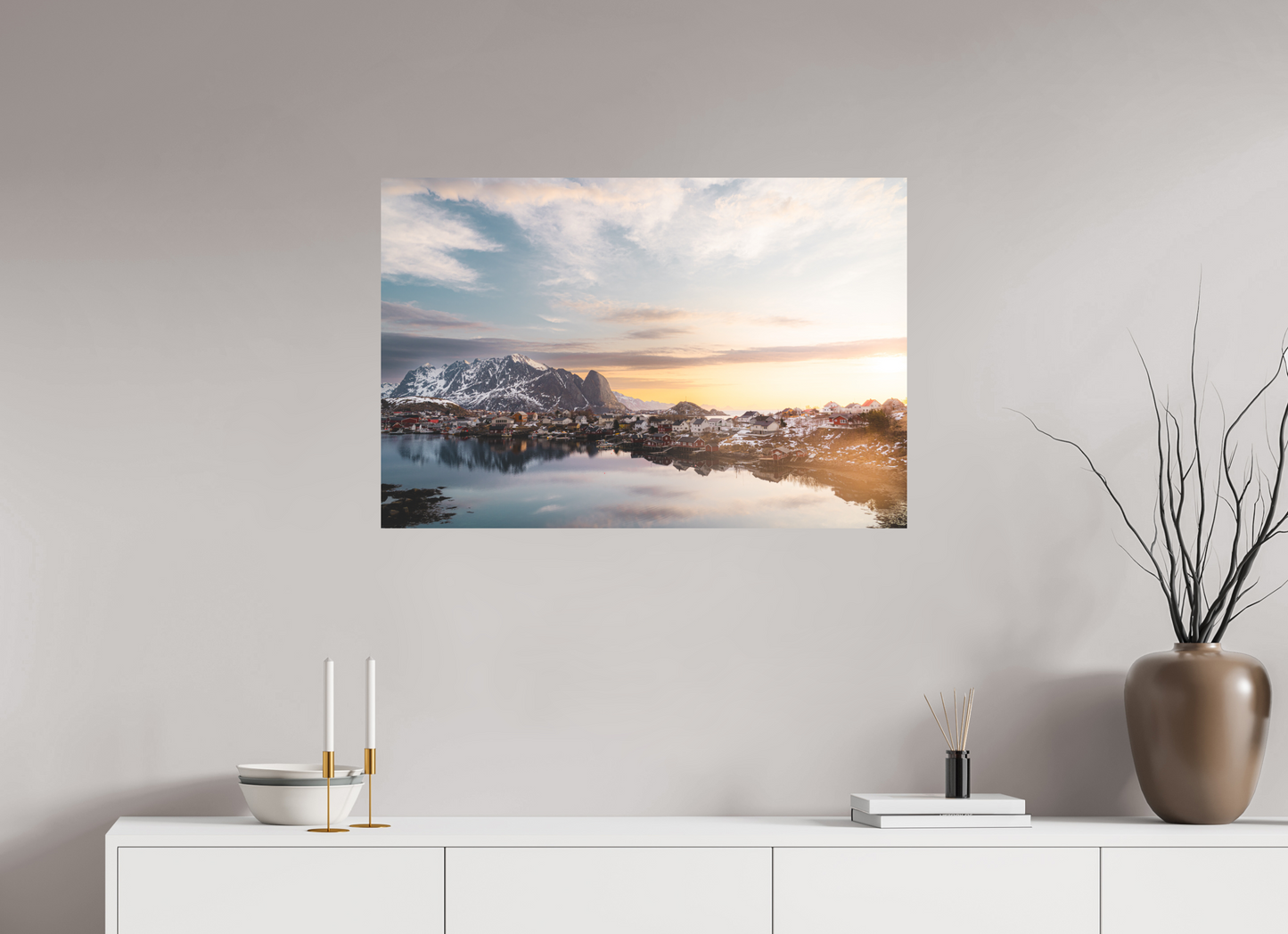 90 x 60 cm, Direct Printing On Aluminum Dibond Reine III