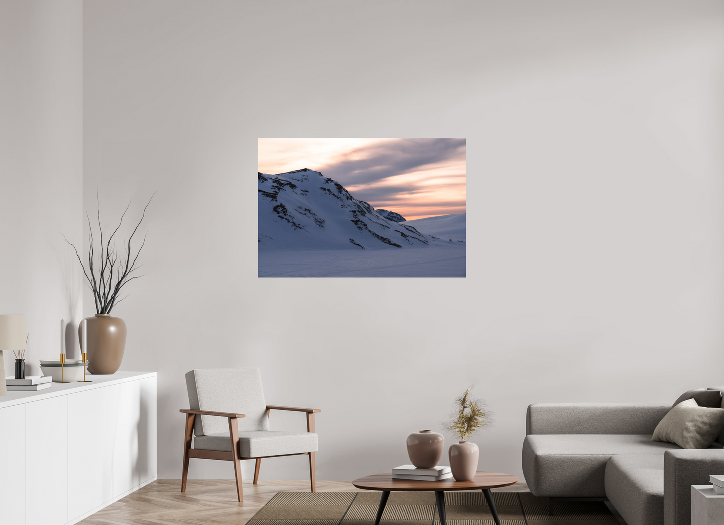 120 x 80 cm, Direct Printing On Aluminum Dibond Sur le chemin du retour