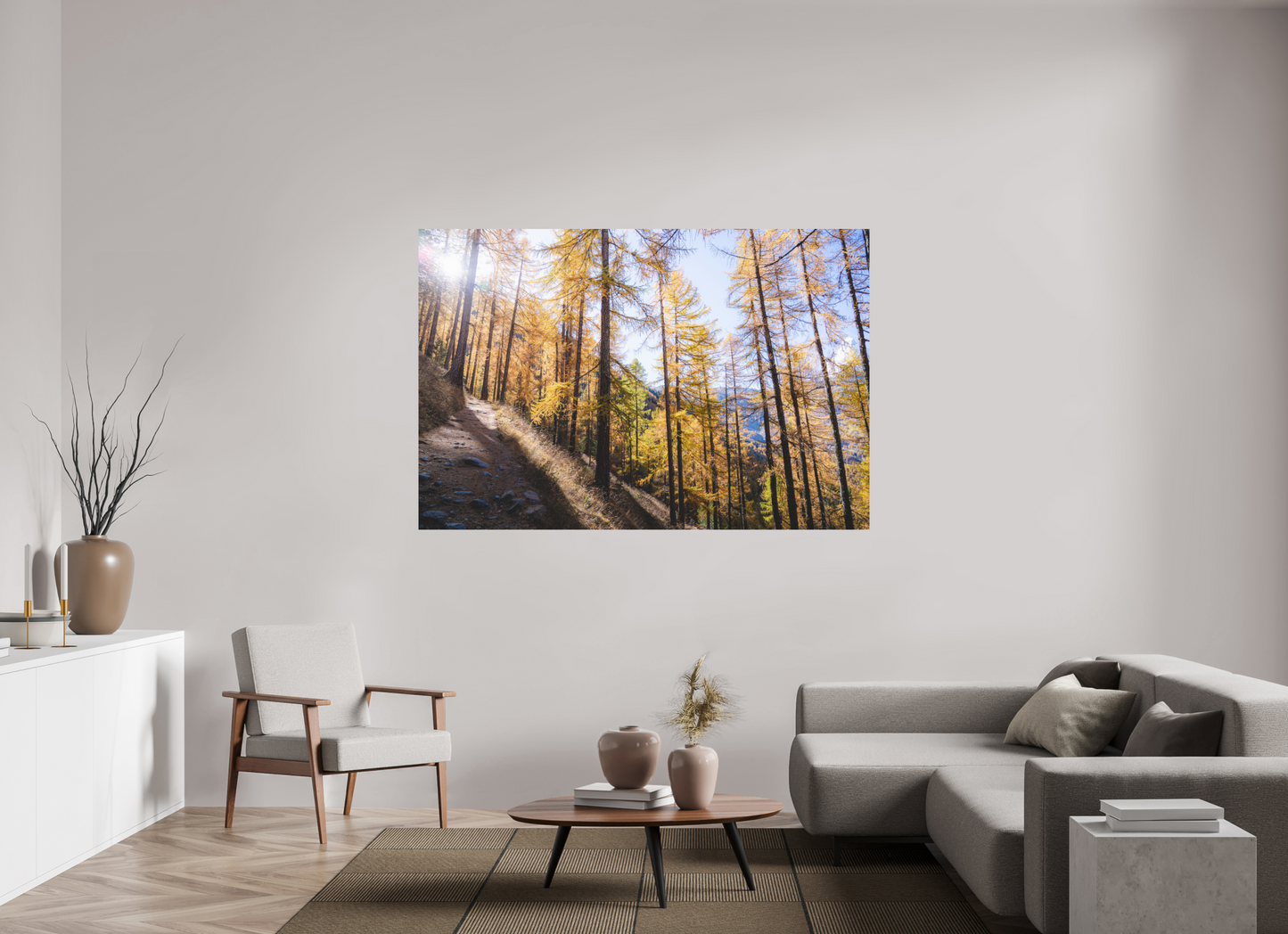 180 x 120 cm, Photo Print On Fuji Crystal DP II Forêt Suisse