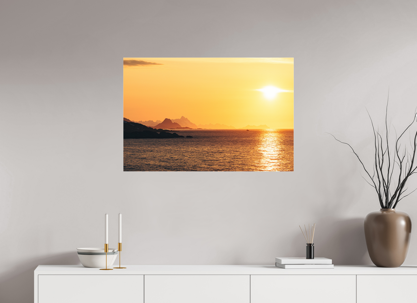 90 x 60 cm, Photo Print Under Acrylic Glass Raðljóst I
