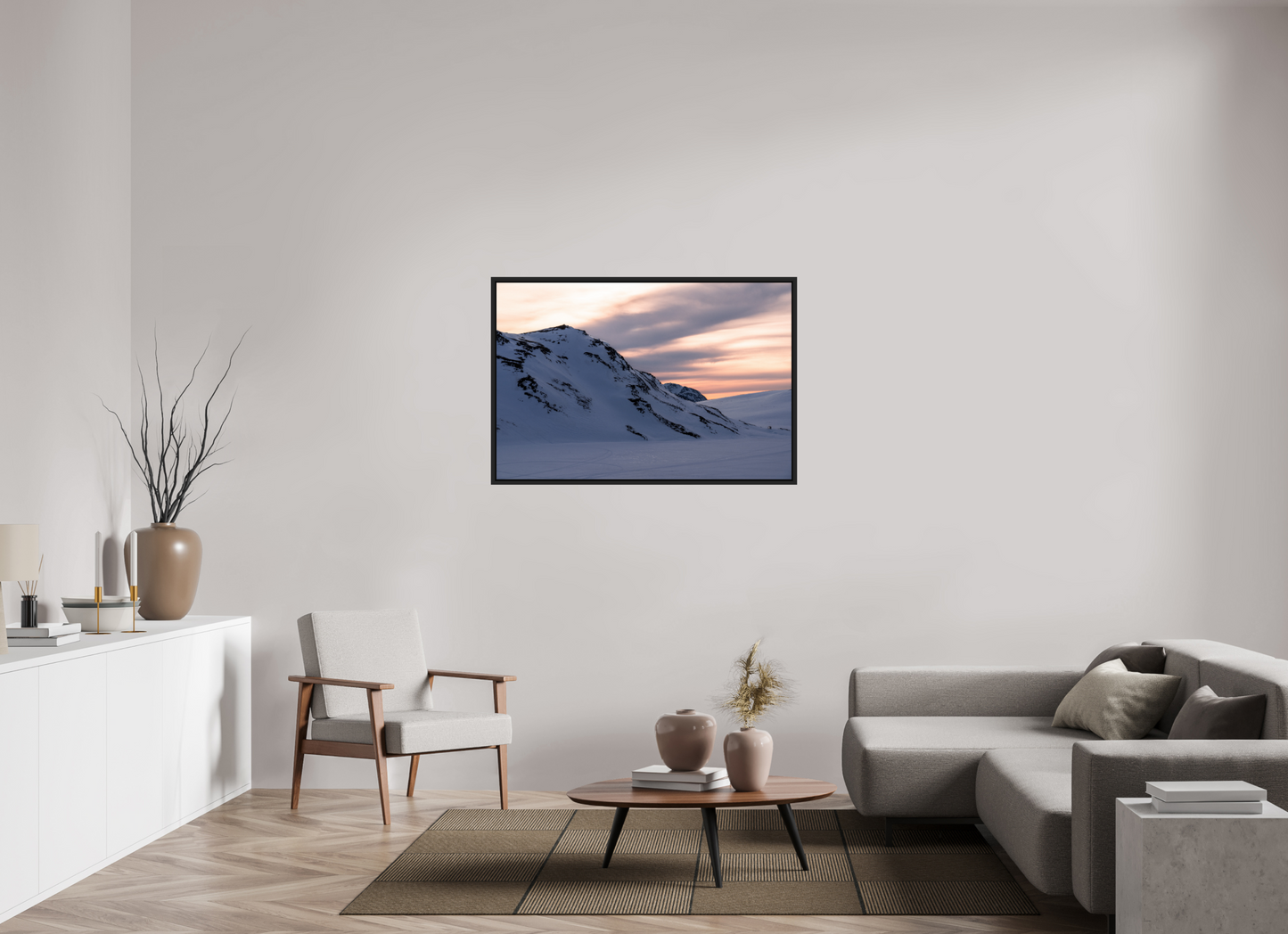 120 x 80 cm, Caisse Américaine Noir Mat Sur le chemin du retour