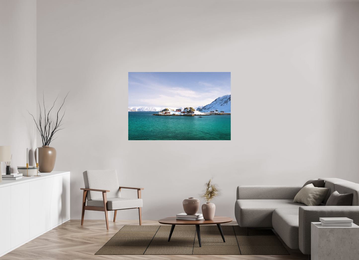 150 x 100 cm, Direct Printing On Aluminum Dibond Le bout du monde