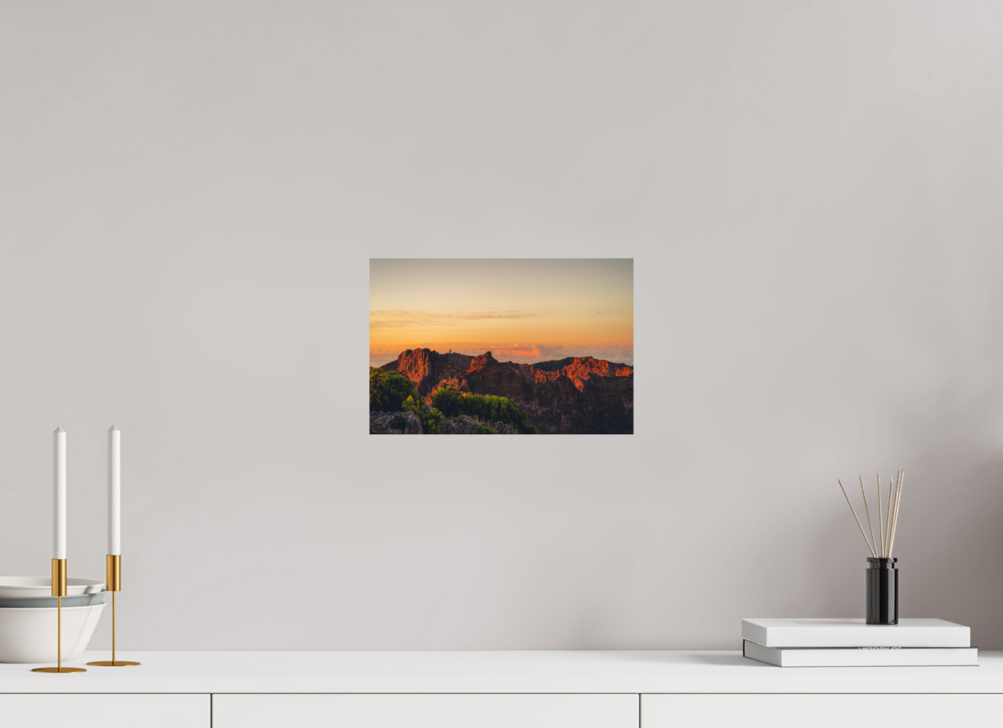 30 x 20 cm, Photo Print On Fuji Crystal DP II Pico do Arieiro at sunrise