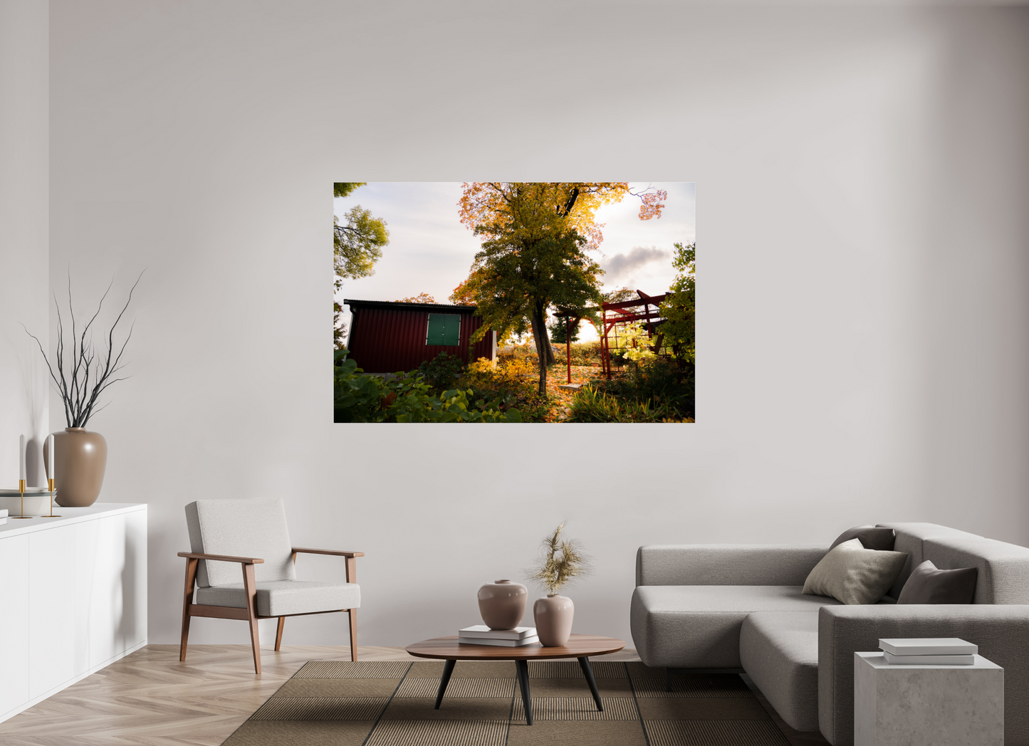 180 x 120 cm, Photo Print Under Acrylic Glass Tantolunden parc II