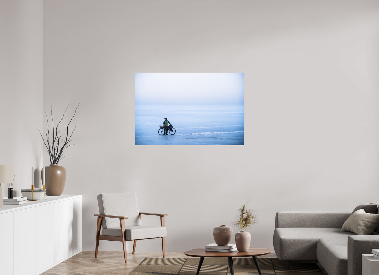 120 x 80 cm, Photo Print On Fuji Crystal DP II Une page blanche