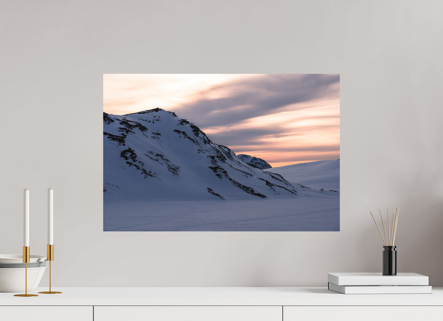 60 x 40 cm, Direct Printing On Aluminum Dibond Sur le chemin du retour