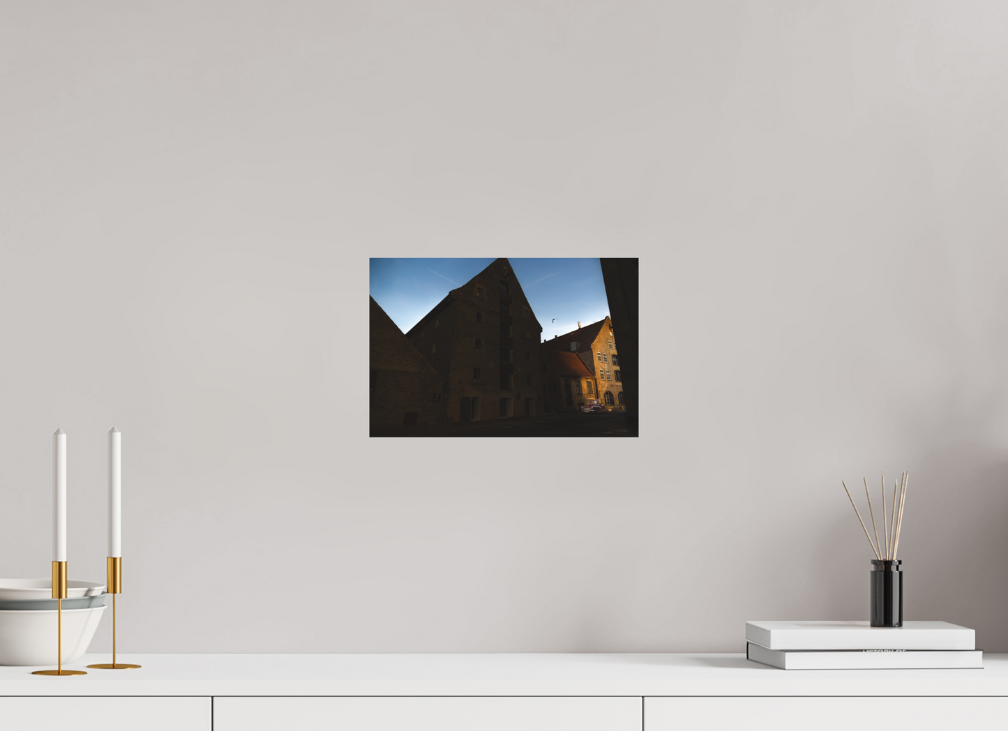 30 x 20 cm, Direct Printing On Aluminum Dibond Quartier des Ambassades