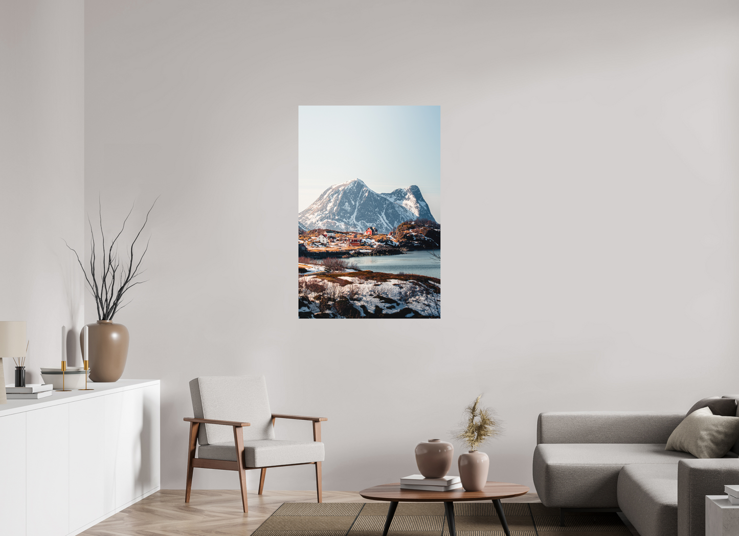 80 x 120 cm, Direct Printing On Aluminum Dibond Senja III