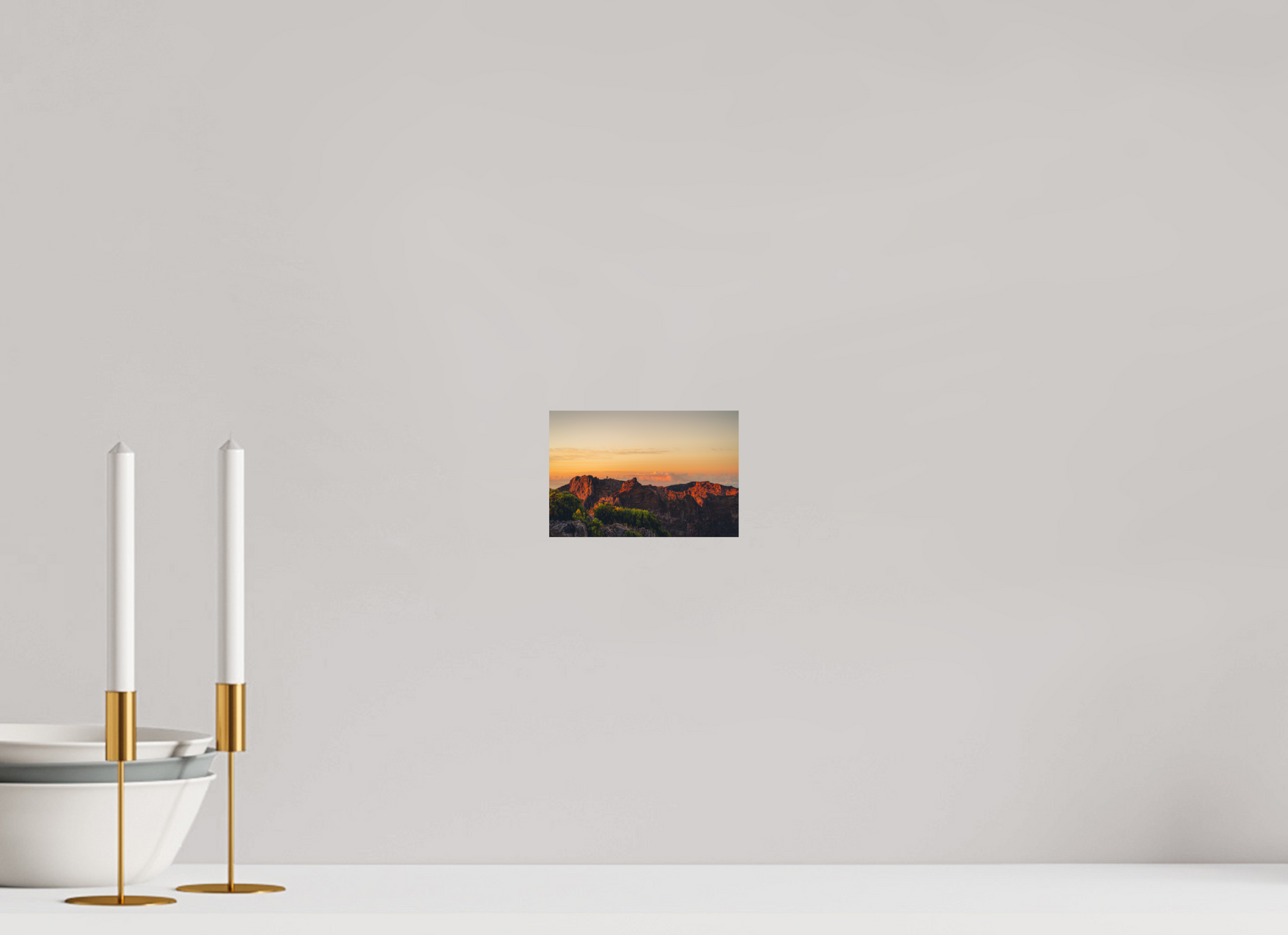 15 x 10 cm, Photo Print On Fuji Crystal DP II Pico do Arieiro at sunrise
