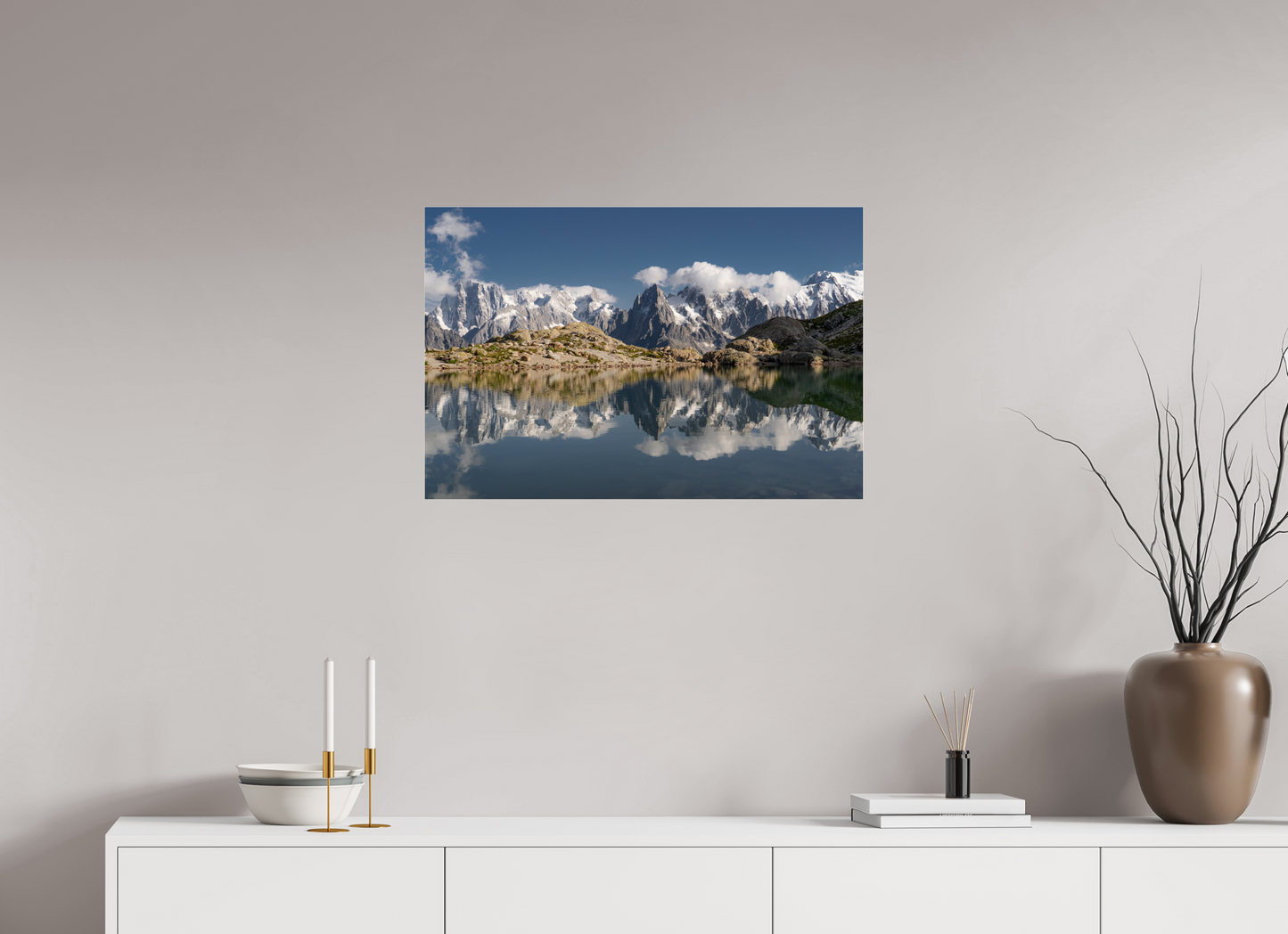 75 x 50 cm, Photo Print Under Acrylic Glass Lac Blanc