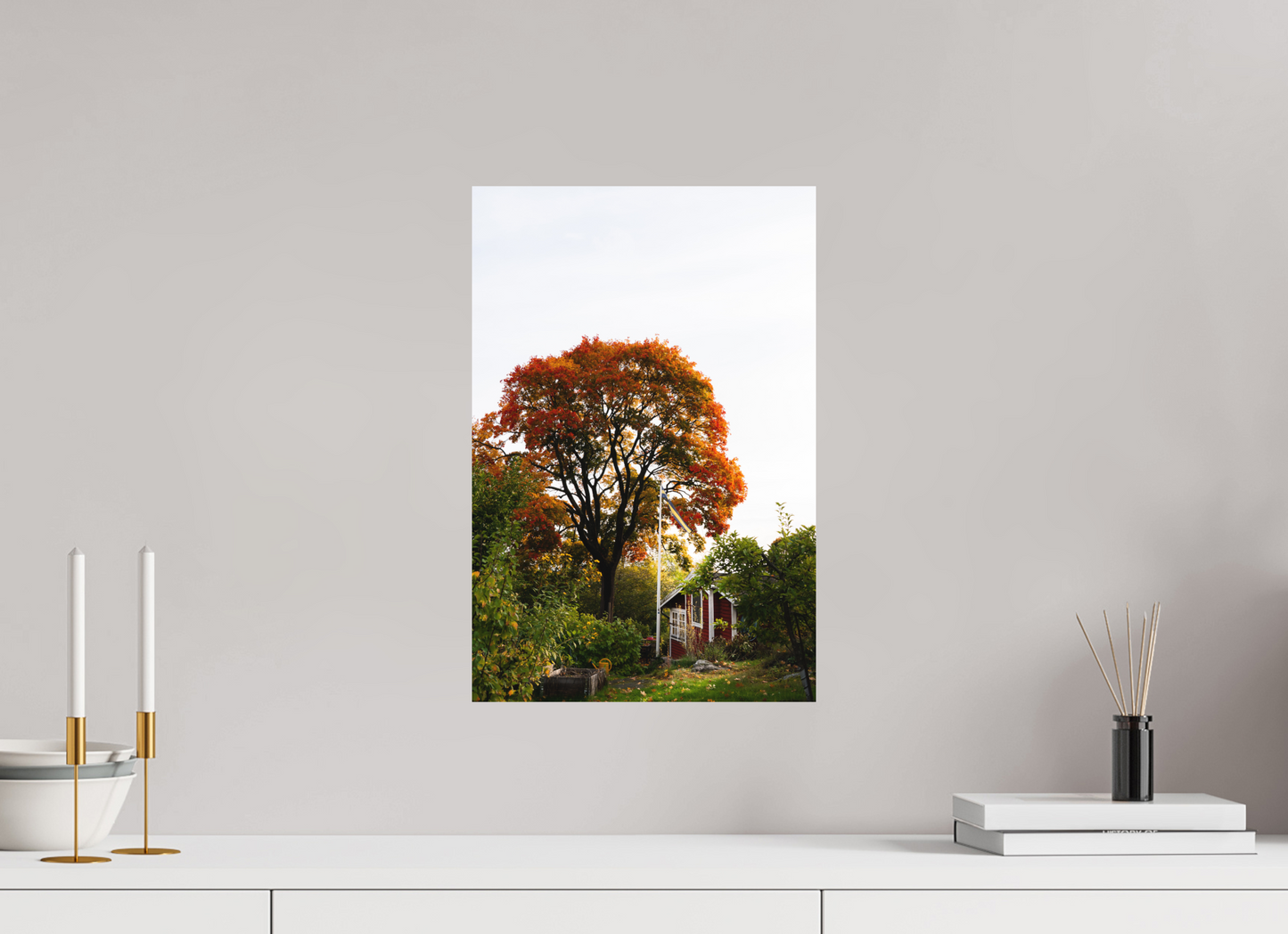 30 x 45 cm, Direct Printing On Aluminum Dibond Tantolunden Parc III