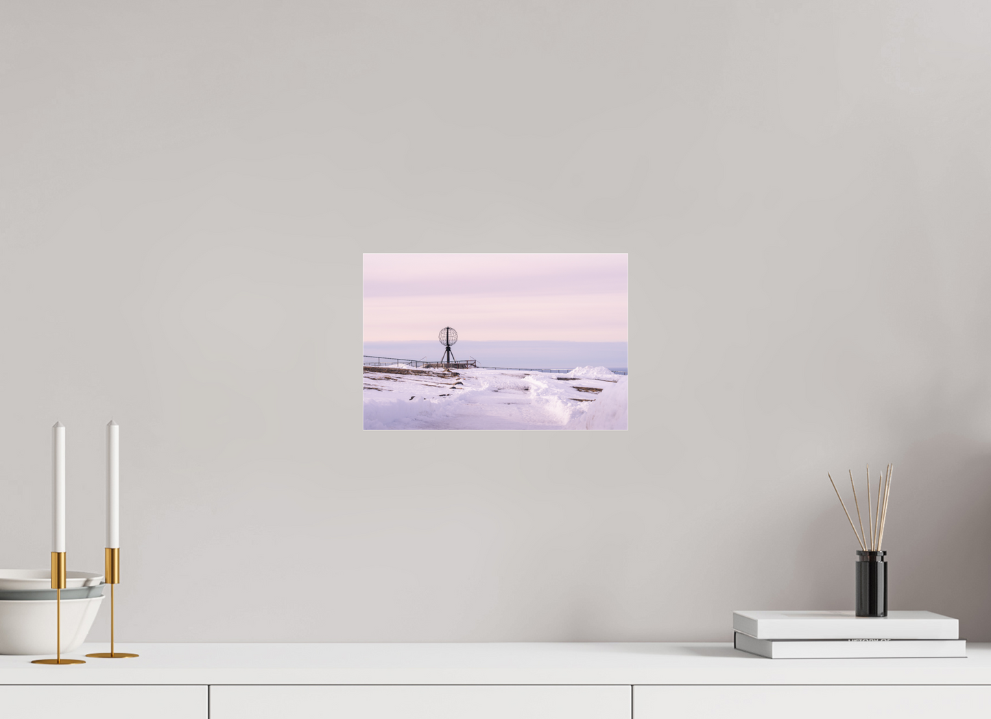 30 x 20 cm, Photo Print Under Acrylic Glass Nordkapp