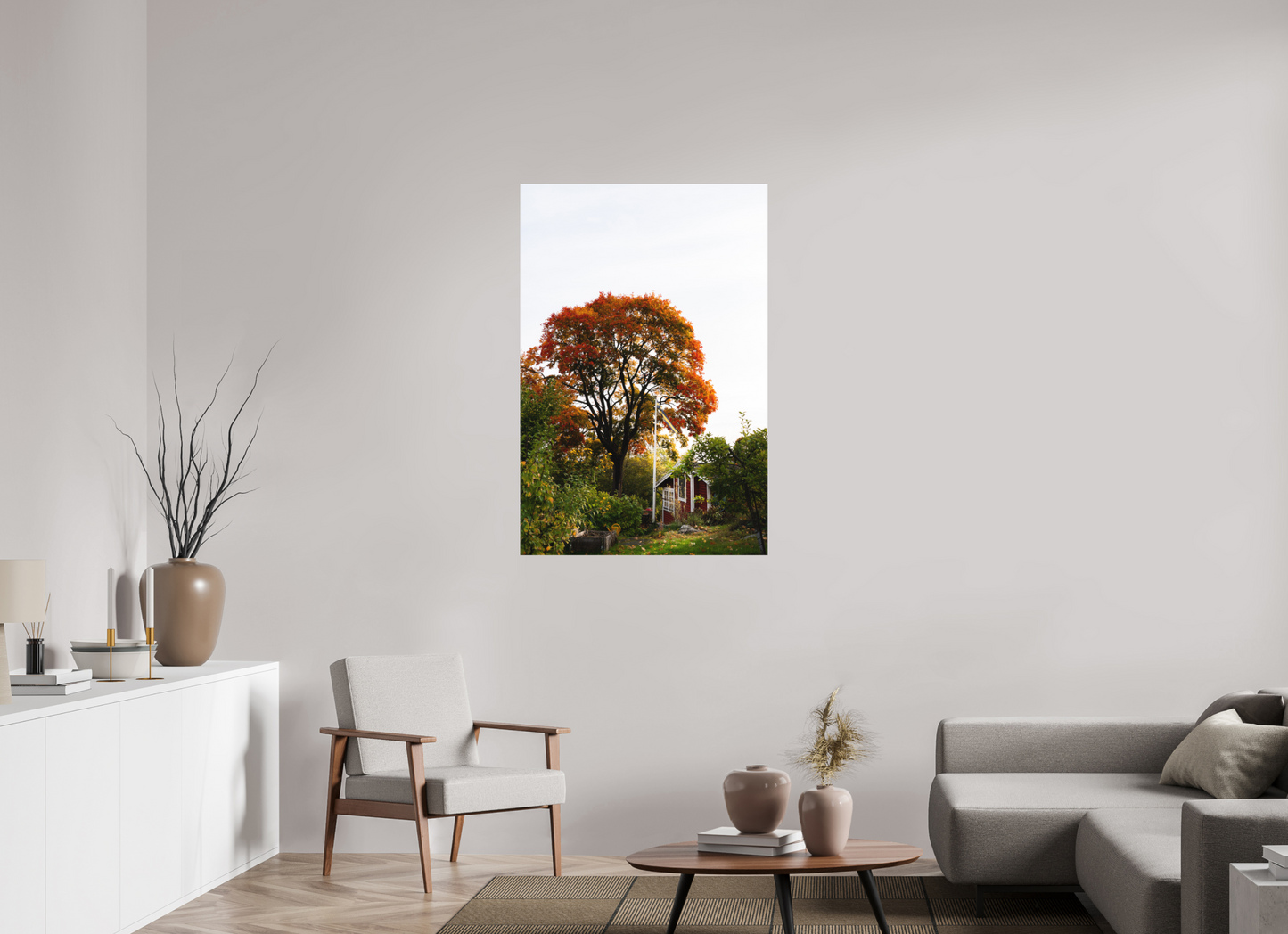 80 x 120 cm, Direct Printing On Aluminum Dibond Tantolunden Parc III