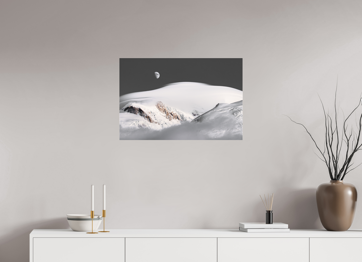 75 x 50 cm, Photo Print Under Acrylic Glass Lever de Lune