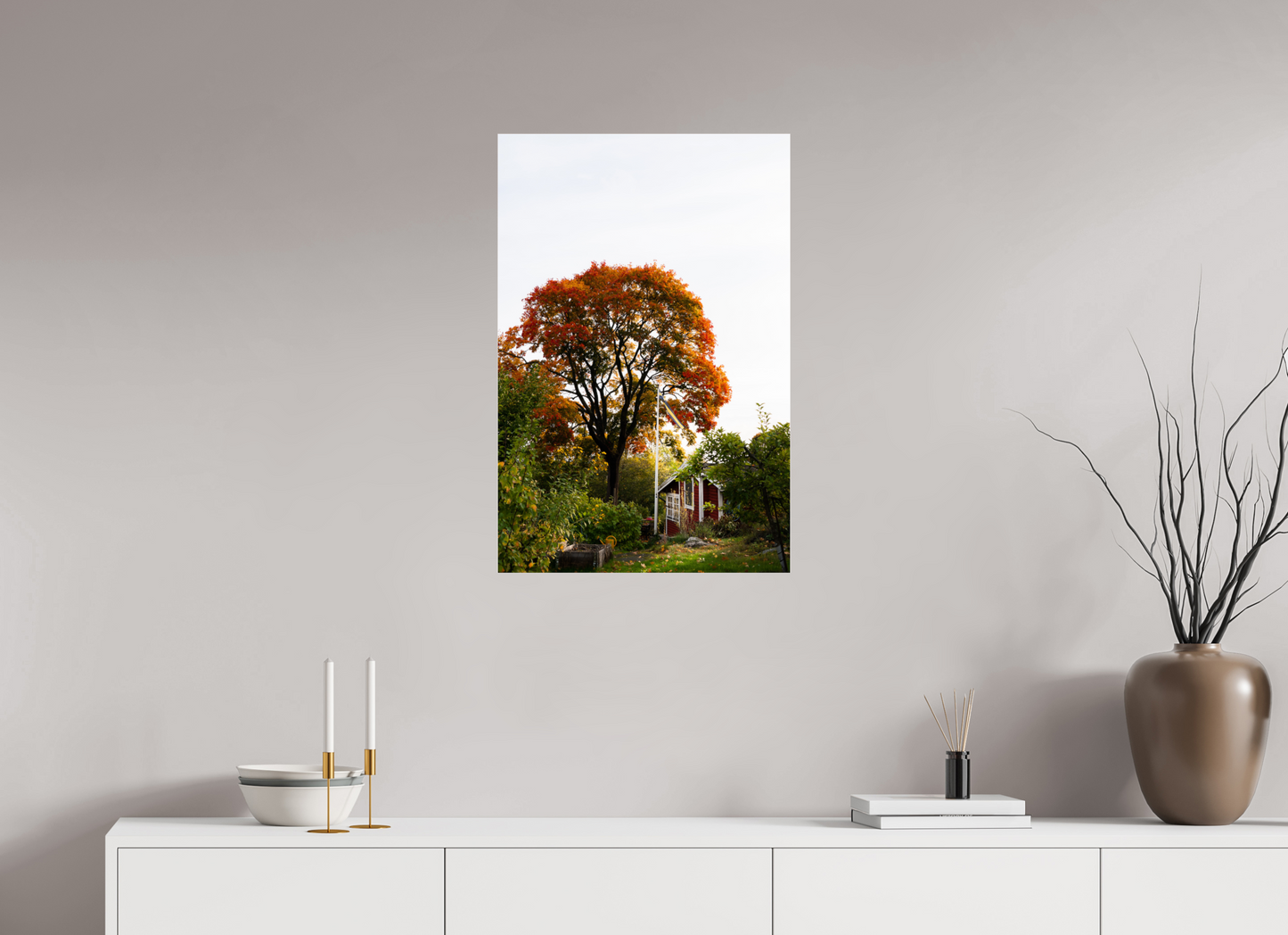 50 x 75 cm, Photo Print Under Acrylic Glass Tantolunden Parc III