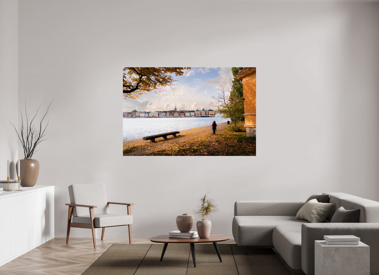 180 x 120 cm, Photo Print Under Acrylic Glass Stockholm Islands