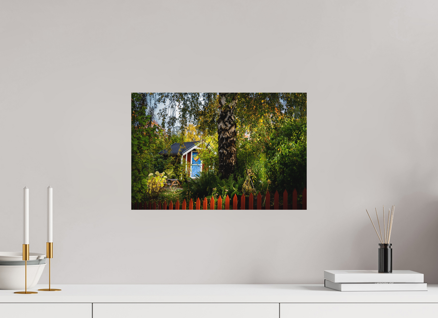 45 x 30 cm, Direct Printing On Aluminum Dibond Tantolunden Parc