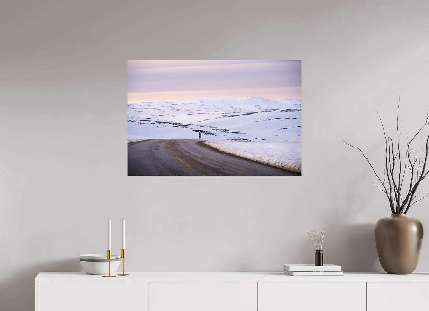90 x 60 cm, Photo Print On Fuji Crystal DP II Sur le chemin du retour 2