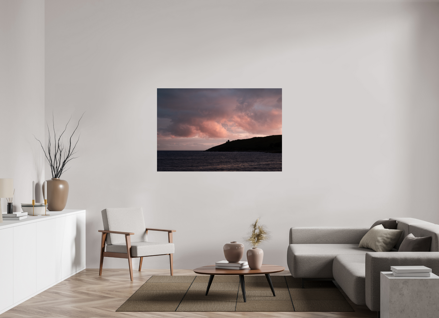 150 x 100 cm, Photo Print On Fuji Crystal DP II Primelin au crépuscule