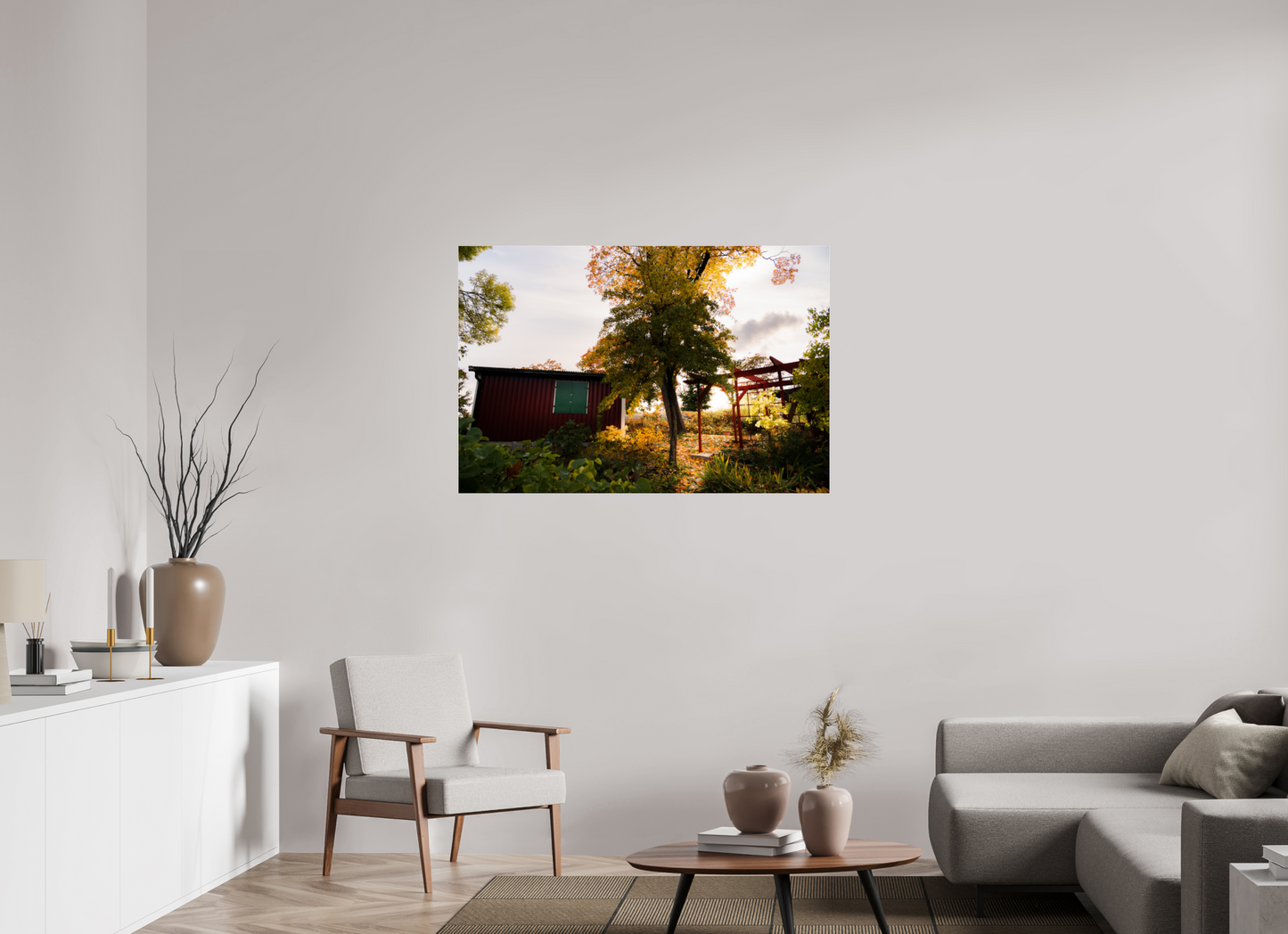 120 x 80 cm, Photo Print Under Acrylic Glass Tantolunden parc II