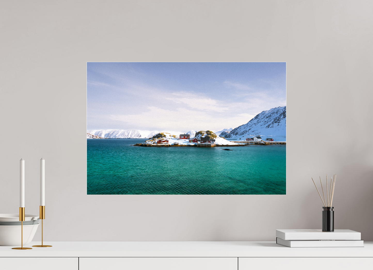 60 x 40 cm, Photo Print Under Acrylic Glass Le bout du monde