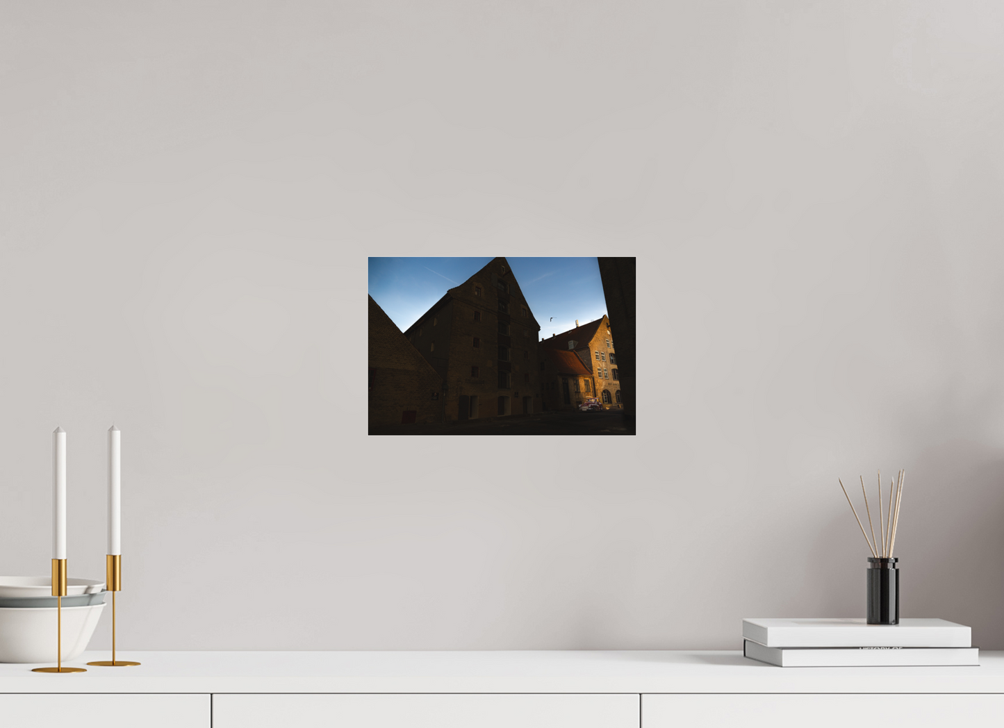 30 x 20 cm, Photo Print Under Acrylic Glass Quartier des Ambassades