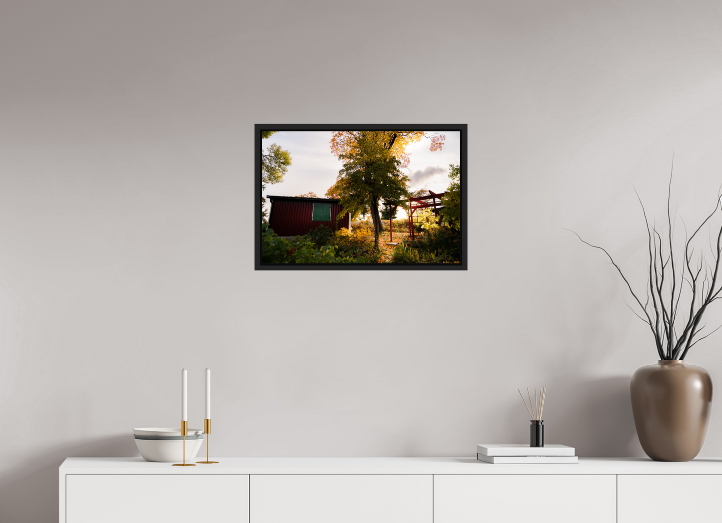 60 x 40 cm, Caisse Américaine Noir Mat Tantolunden parc II