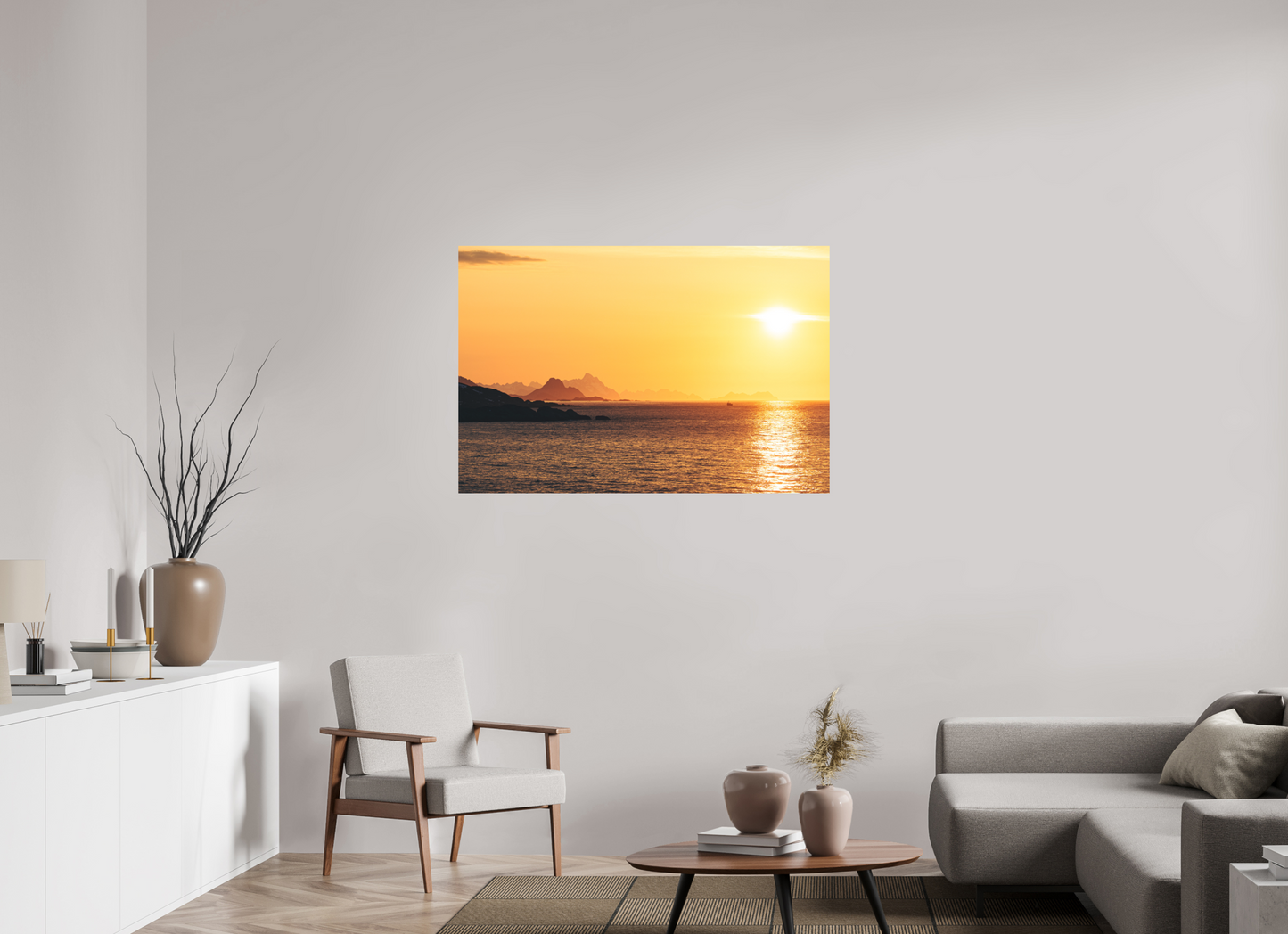120 x 80 cm, Direct Printing On Aluminum Dibond Raðljóst I