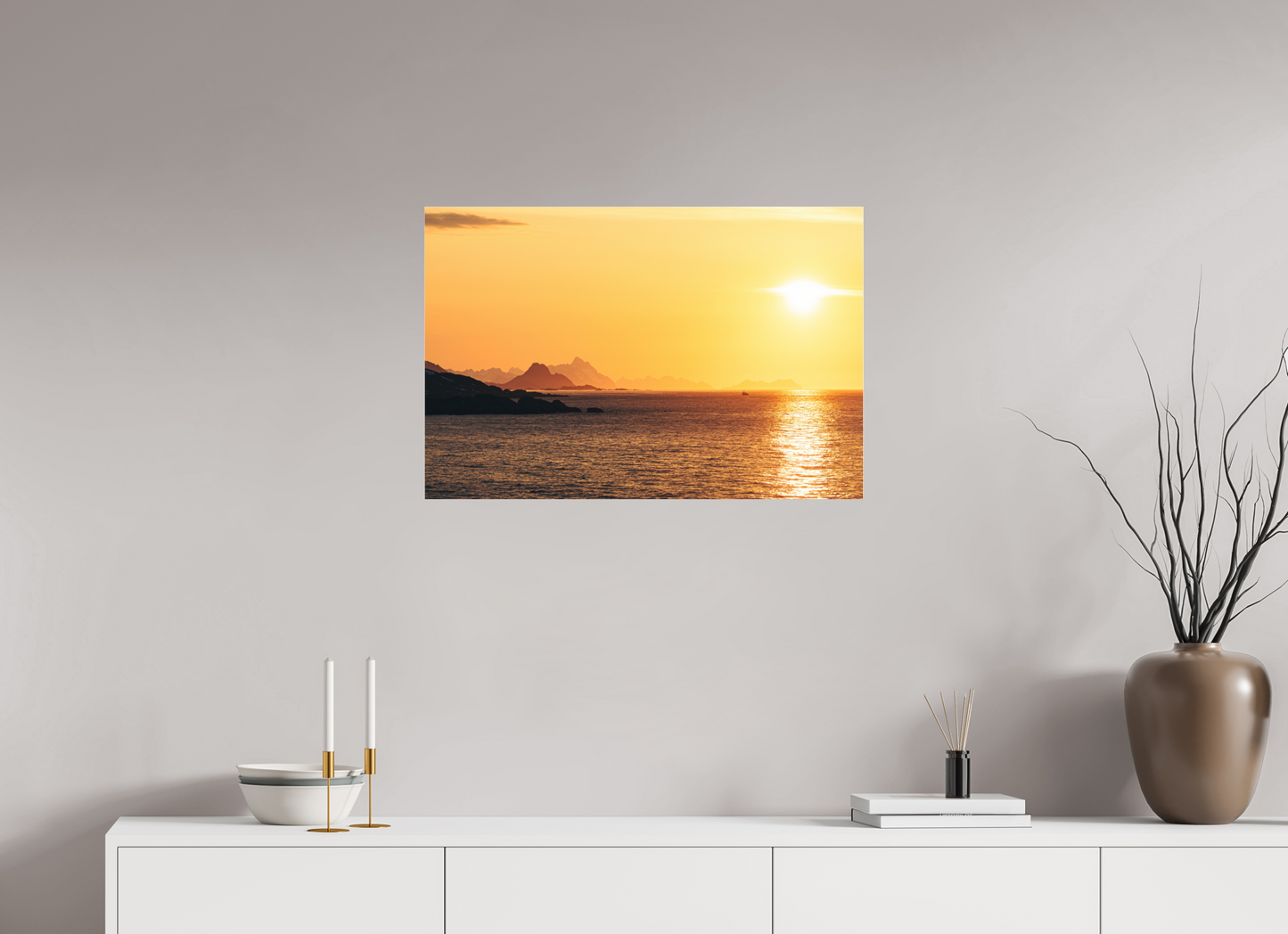 75 x 50 cm, Photo Print Under Acrylic Glass Raðljóst I