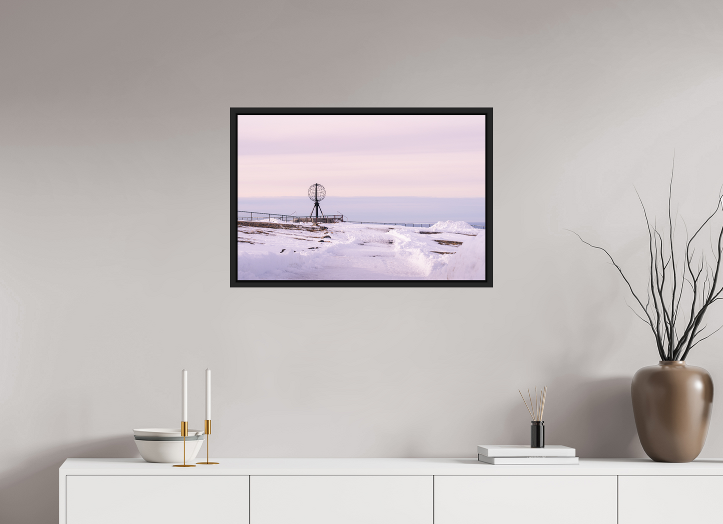 75 x 50 cm, Caisse Américaine Noir Mat Nordkapp